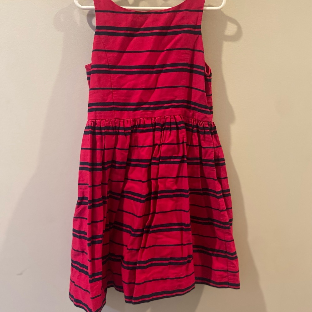 Polo Ralph Lauren Stylish Pink Striped girls 6 Dress sleeveless super cute!